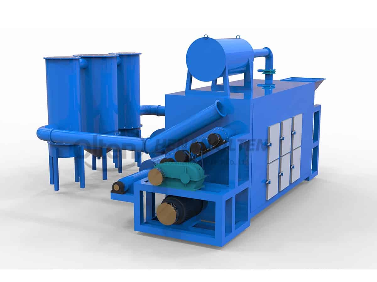 sawdust carbonization machine